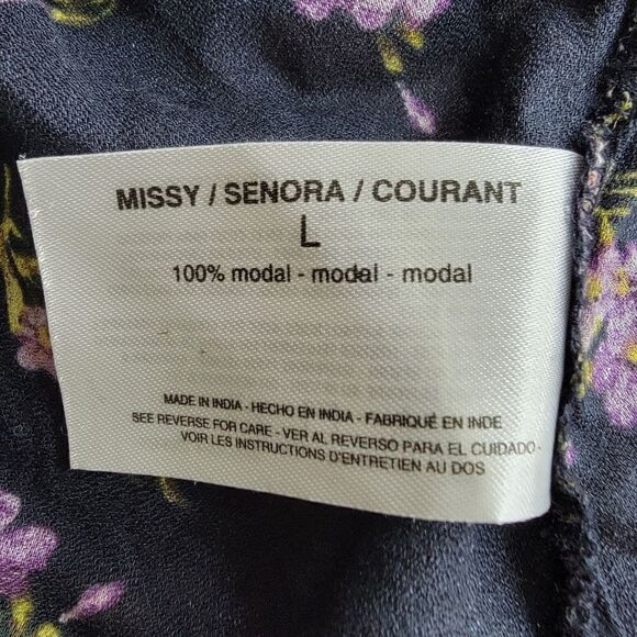 William Rast Floral Blouse with Pearl Buttons in the Back. Size L. - Picture 6 of 9